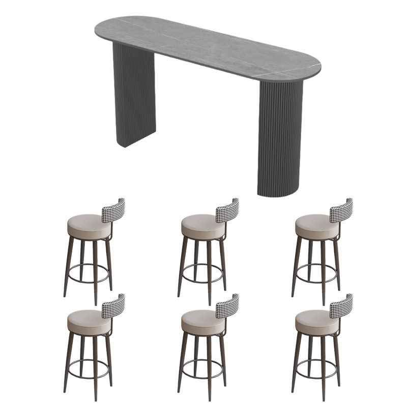 Bissonnette, Blanc cassé, Noir, Gris