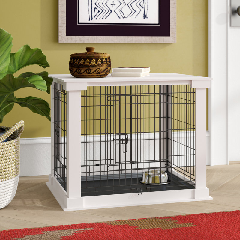 Aries Plastic Collapsible Pet Crate with 1 Door, Small (27.2" W x 20.71" D x 22.09" H)