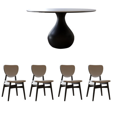 Ensemble de table de salle à manger Vintage Rock
