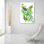 Art mural en verre épique «Daisies and Butterflies» par Geraldine Aikman, 24 po x 36 po