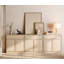 Armoire d'appoint moderne avec 6 portes et tiroir, commode d'appoint multifonctionnelle avec grand rangement et tablette réglable-959611713