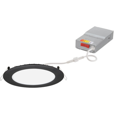 The WF6 LED Round 120 Volts LED Recessed Downlight MB, 2700K/3000K/35000K/4000K/5000K-Triac Dimming