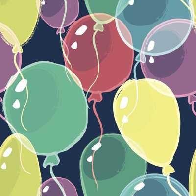 Air Balloons - Wrapped Canvas Print