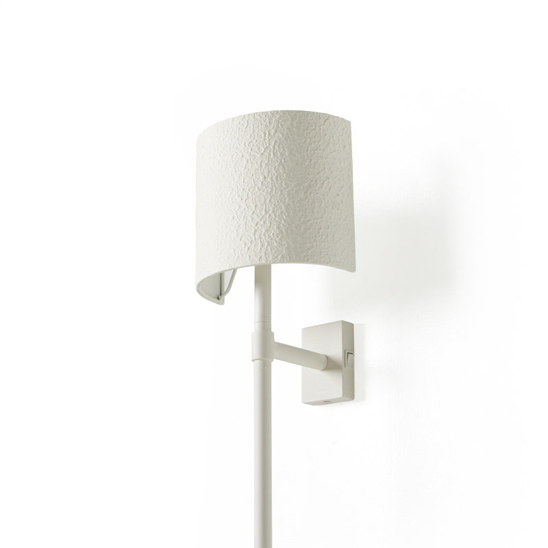 Maurice 1 - Light Wallchiere, Matte White