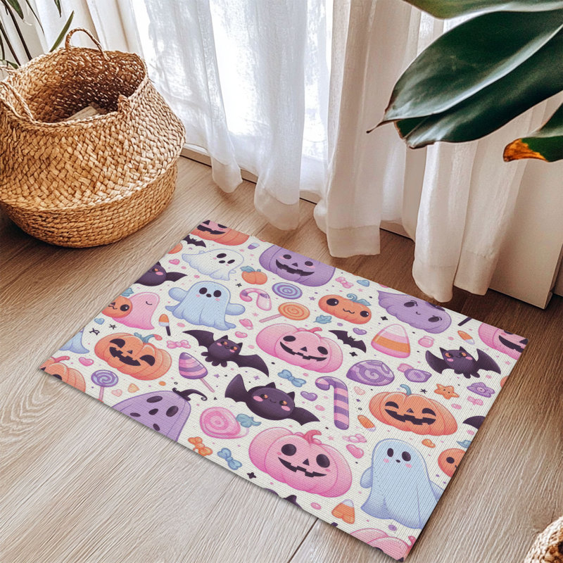 Tapis tressé Soft Scare Shadows, Rectangulaire 3 pi x 5 pi