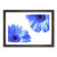 Two Blue Flowers - Picture Frame Painting Print-56733837-56733832