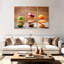 Tranches de fruits - 3 impressions sur toile tendue-92829252