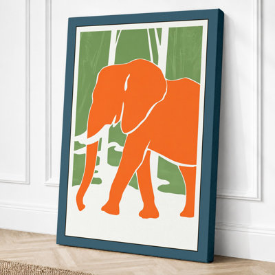 Walking Elephant Boho - Print