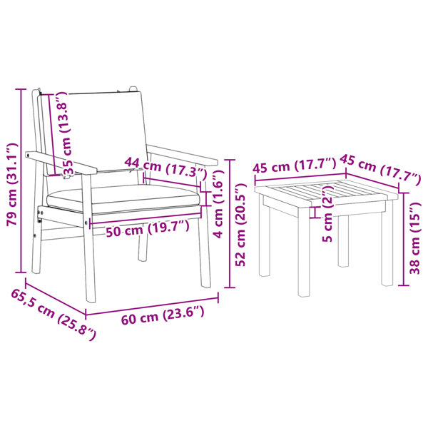 Dimensions du produit