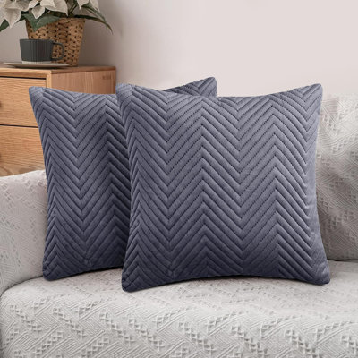 Geometric Grey Cushion