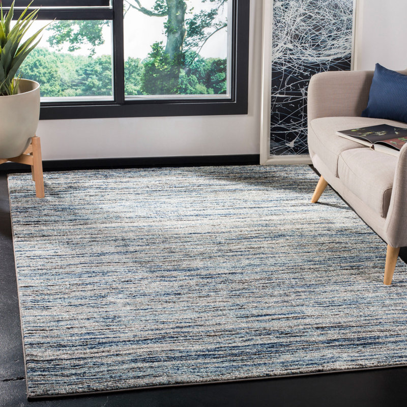 Woodcreek Performance Abstract Rug, Rectangle 4' x 6'