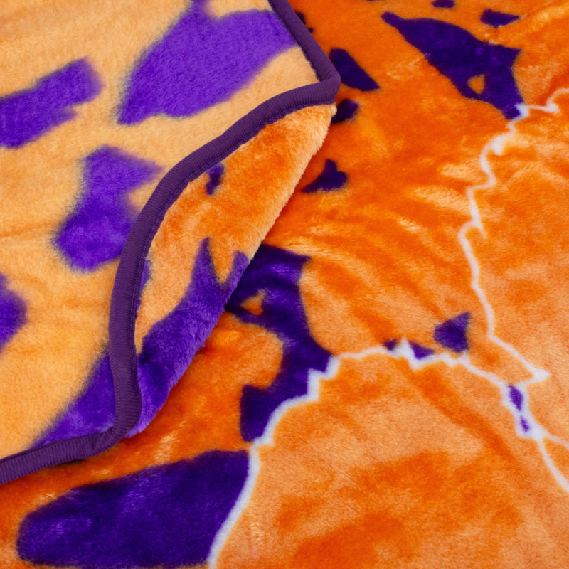 NCAA Knitted Throw Blanket, Clemson