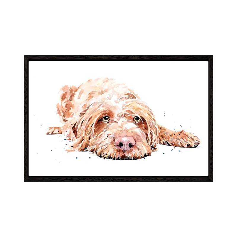 Wire Viz - Painting on Canvas, Black Framed, 66.04 cm H x 45.72 cm W
