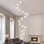 Lustre moderne 20 lumières noir cristal-61309185-21469983