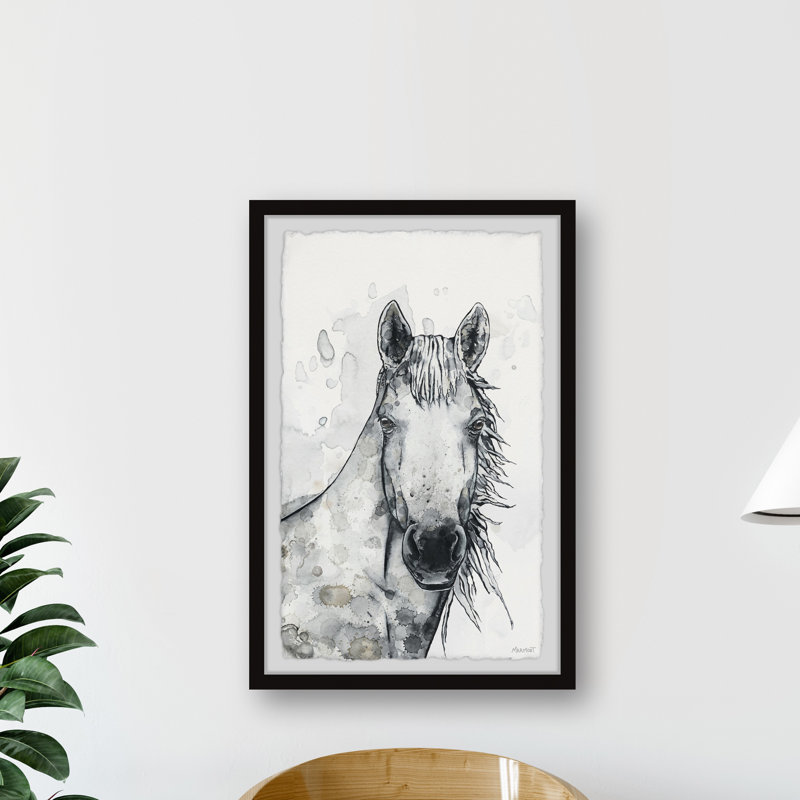 Bronco 1 Piece Single Picture Frame Painting, 45cm H x 38cm W x 3.81cm D