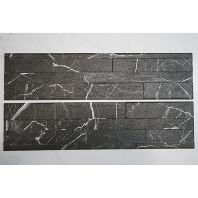 6" x 24" Flat Porcelain Stacked Stone Wall Floor Use Tile