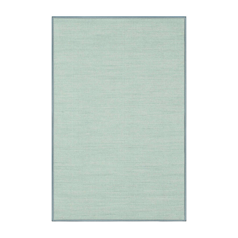 Tapis de zone vert contemporaine, Rectangle 5 pi x 8 pi