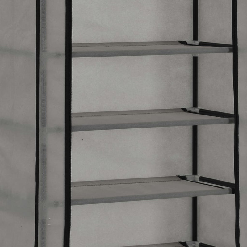 20 Pair Flip Down Shoe Storage, Grey