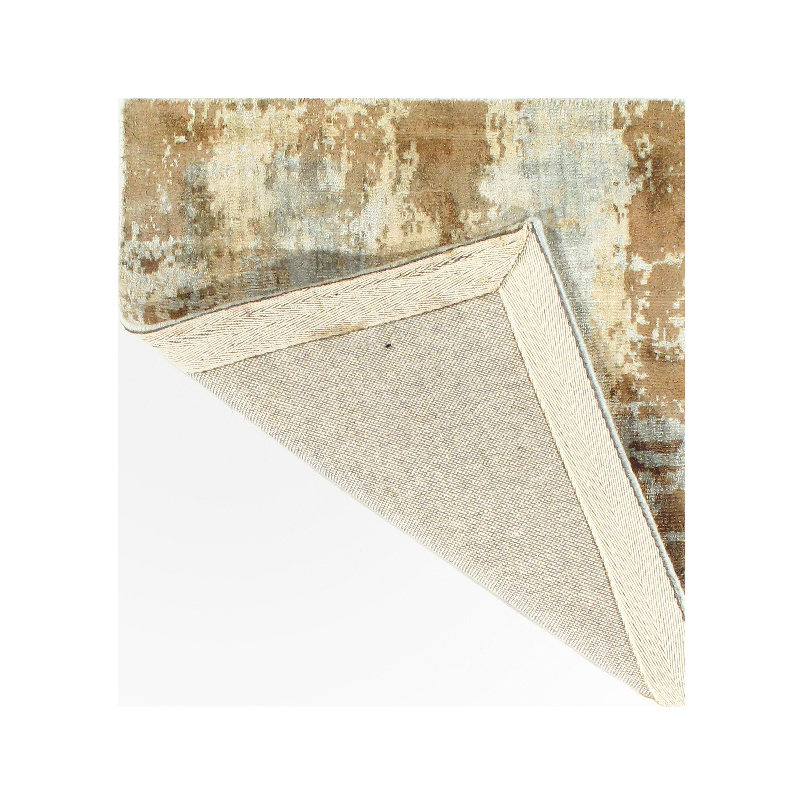 Tapis V.Silk moderne finement noué à la main 1 pi 8 po x 2 pi