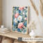 Impression d'art moderne sans cadre Floral