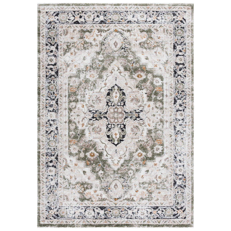 Tapis oriental à poil long Cyrus 172, Rectangulaire 8 pi x 10 pi