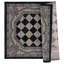 Tapis géométrique noir / beige Demaris-708840462