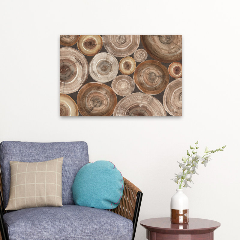 Contemporary Rings Of Life II, H 24 po x l 16 po
