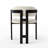 Elle Boucle Solid Wood Dining Chairs, Walnut/Black(Set of 2)-1712972055