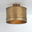 Luminaire suspendu tambour 1 lumière Fintan