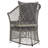 Wicker Outdoor Lounge Chair with Ottoman-1594775373-1594775410