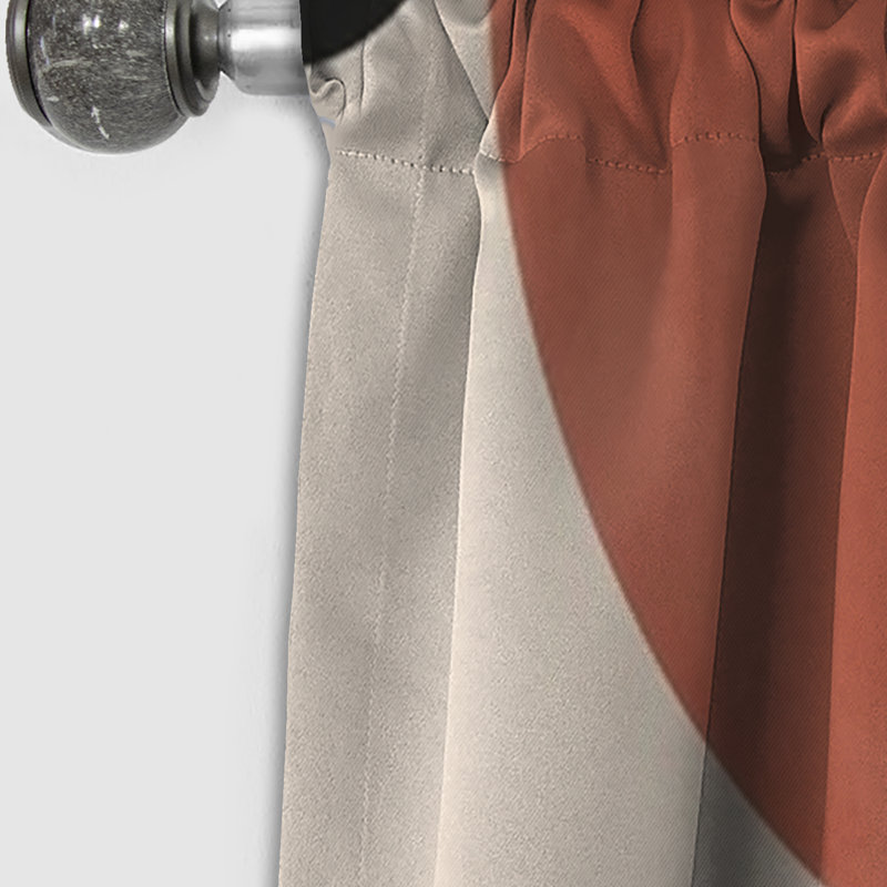 Branker - rideau minimaliste - rideau occultant en velours - 1 panneau, L 52 po x L 95 po