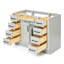42" Single Bathroom Vanity Base only-680773300