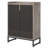 29.52” Grey & Black Shoe Cabinet With Doors-2049041731