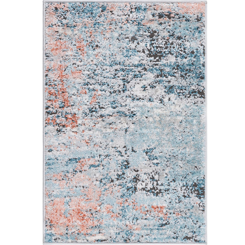 Abstract Indoor Rug, Rectangle 2'2" x 3'1"