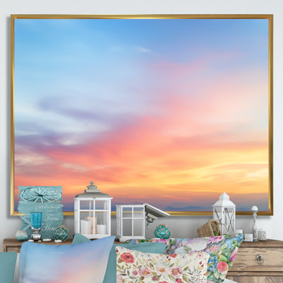 Cotton Candy Skies 2 - Sky, art mural