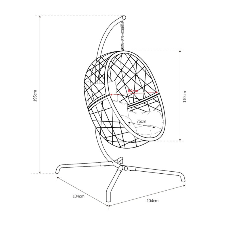 Swing Chair with Stand