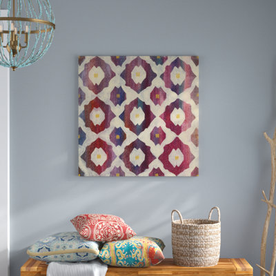 Boho Lattice II by Silvia Vassileva - No Frame Print on Canvas