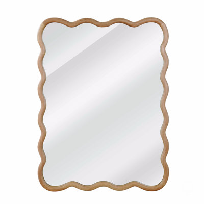 Rectangle Solid Wood Frame Decorative Mirror