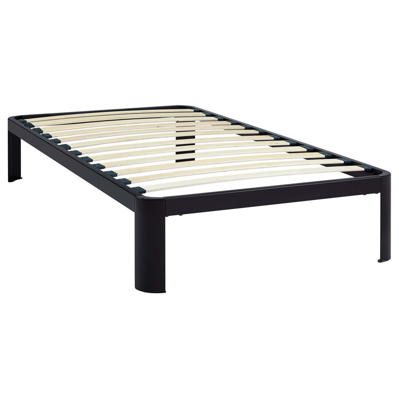 Bed, Brown, Twin