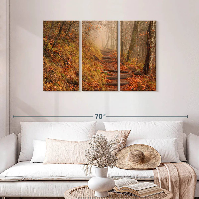 Alvord Misty Autumn Appalachian Trail, 28" H x 45" W