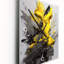 Horloge murale jaune et jaune-1110554622