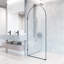Arden 34" W x 78" H Fixed Shower Screen with 3/8" Glass