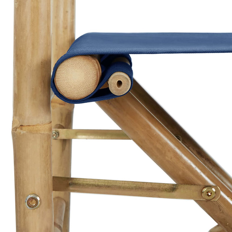 Gallatin Folding Director Chair, Blue