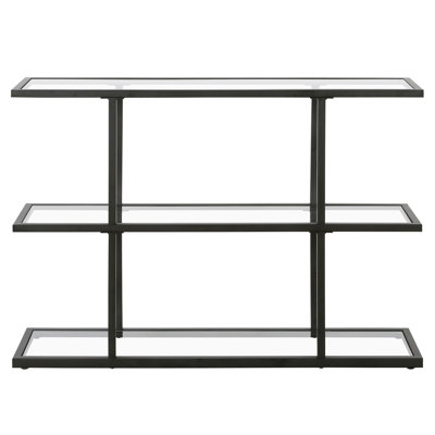 106.7cm Glass Top Console Table