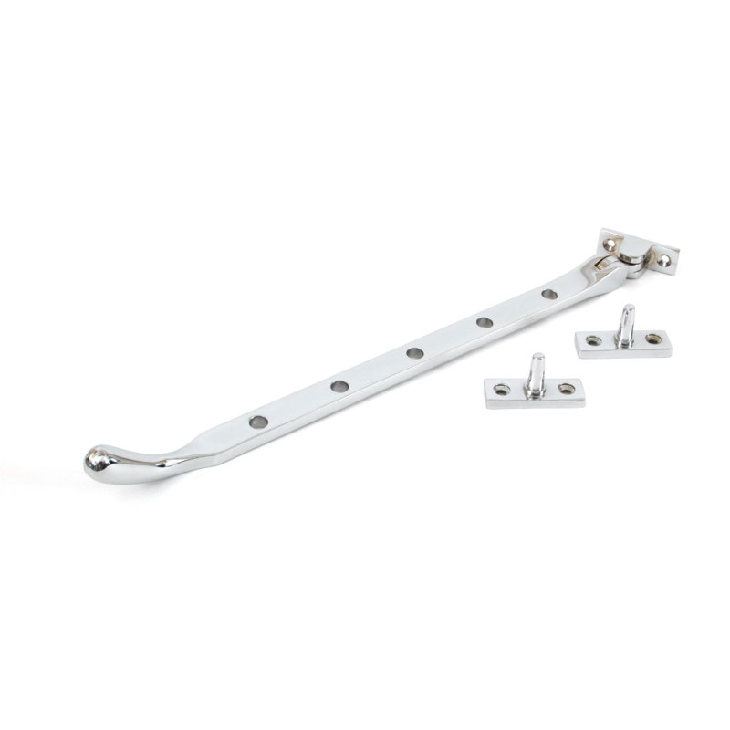 Peardrop Stay Door Accessory, Polished Chrome