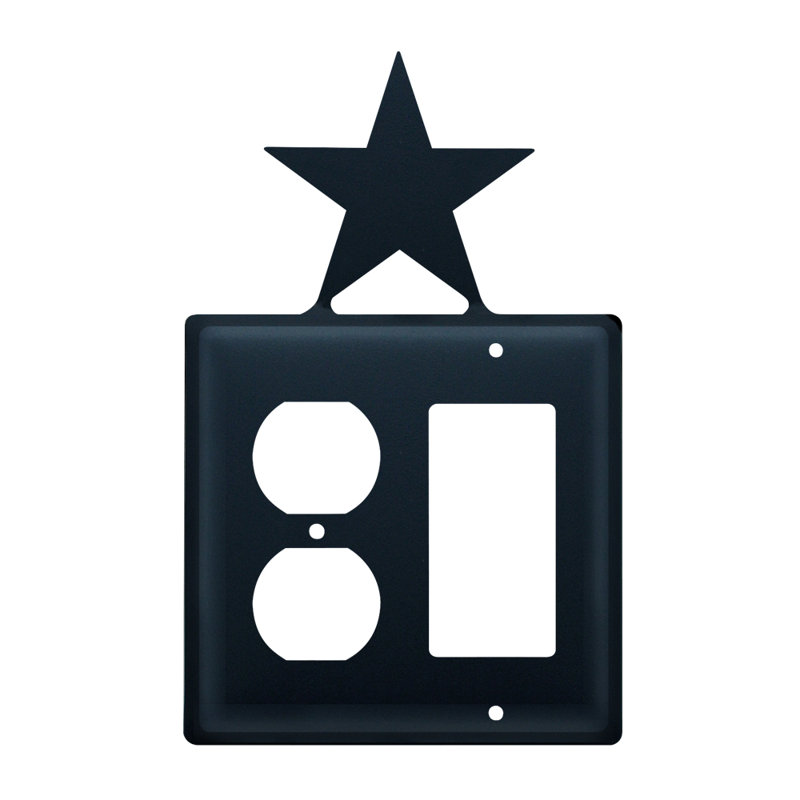 Star 2-Gang Duplex Outlet / Rocker Combination Wall Plate