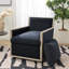 Fauteuil pivotant rembourré 27 po-1394753747