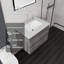 Meuble-lavabo flottant 24 po avec tiroirs à fermeture en douceur 24 po