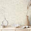 Salt Metallic Fiore Flower Design Wallpaper Roll-313996974