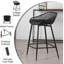 Lucasville Counter Stool with Metal Frame-1484879128